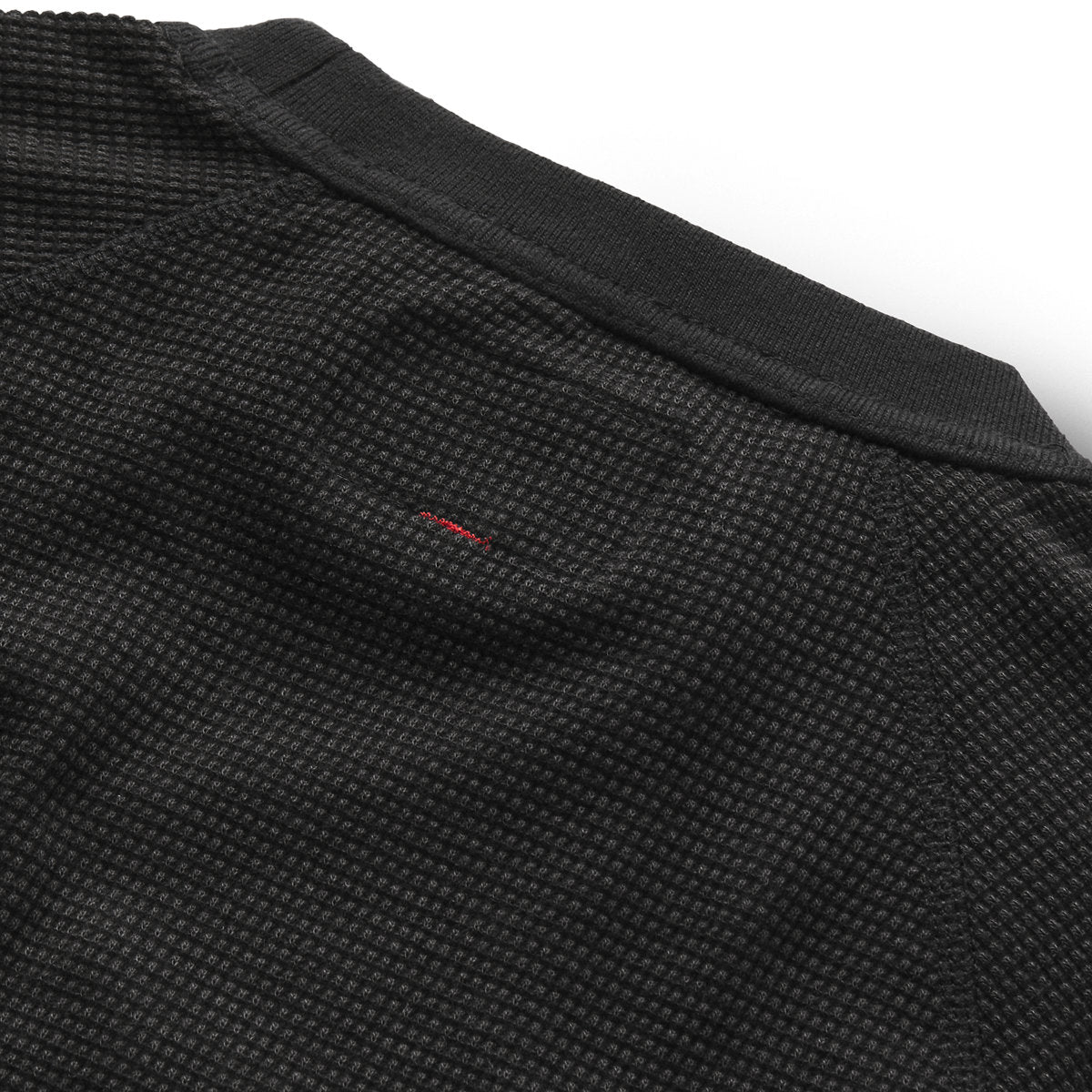 Santiam Waffle LS Tee Black