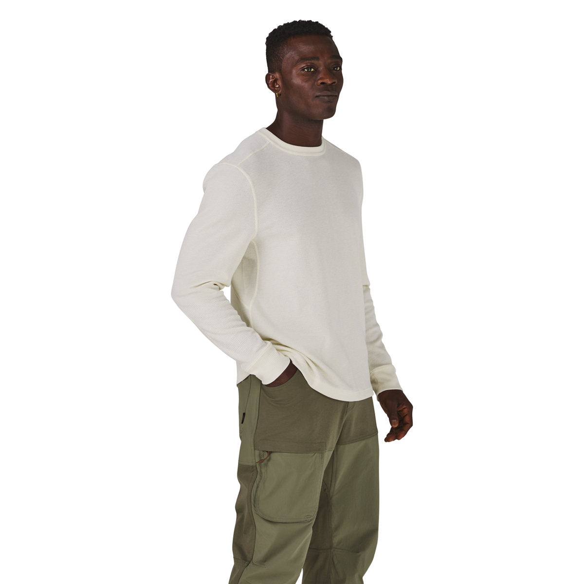Santiam Waffle LS Tee Turtledove