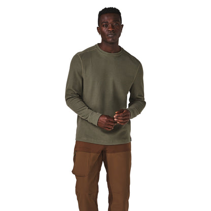 Santiam Waffle LS Tee Dusty Olive