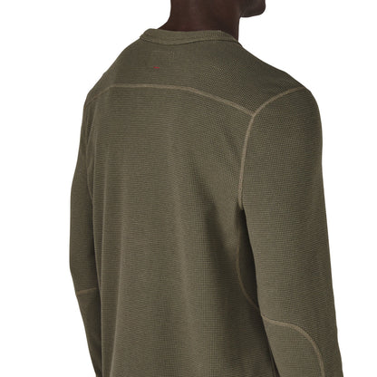 Santiam Waffle LS Tee Dusty Olive
