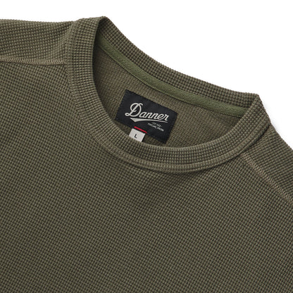 Santiam Waffle LS Tee Dusty Olive