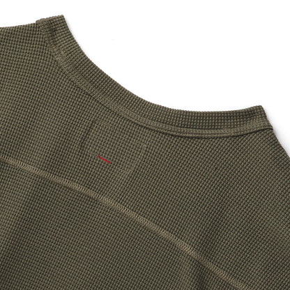 Santiam Waffle LS Tee Dusty Olive