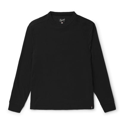 Santiam Waffle LS Tee Black