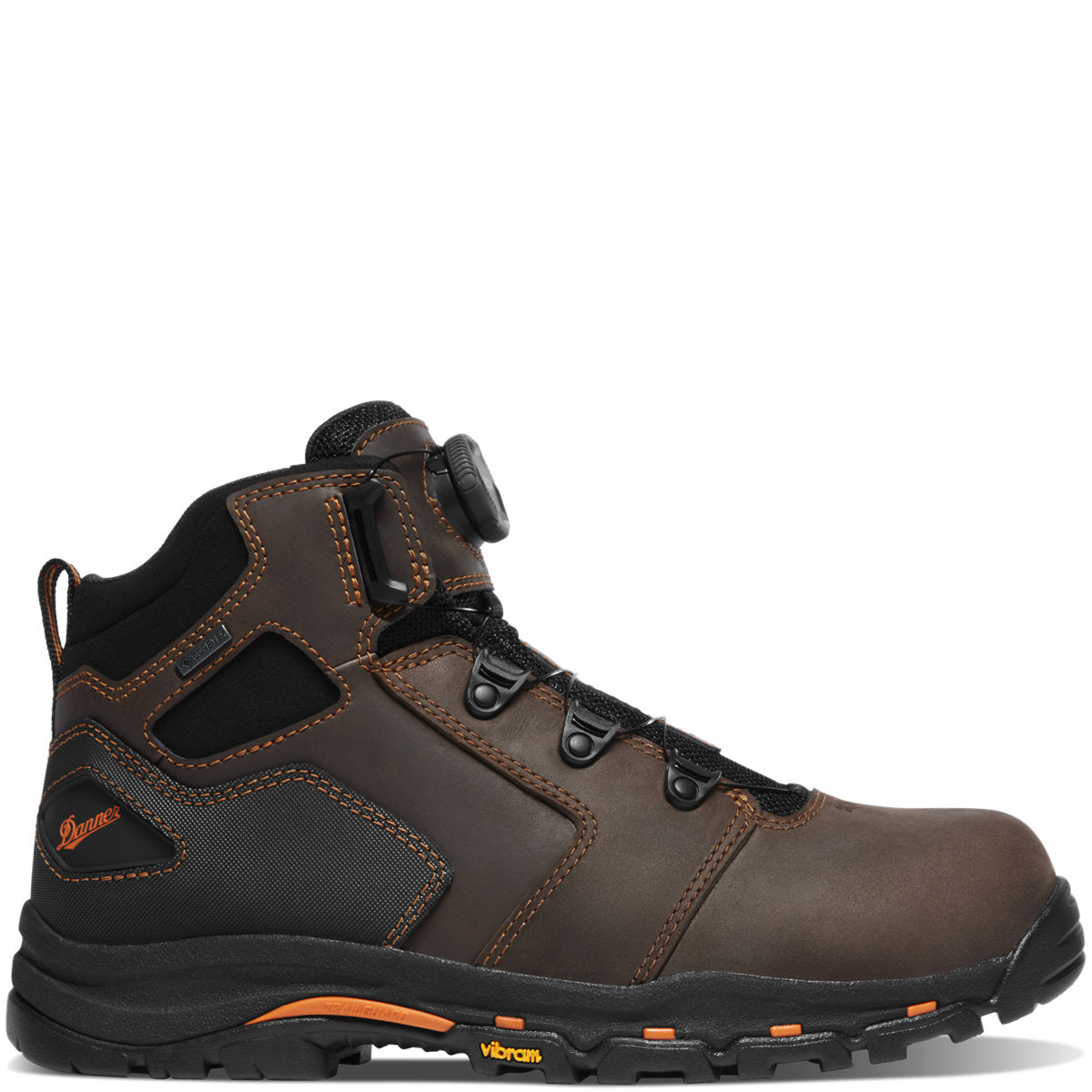 Vicious BOA 4.5" Brown/Orange Composite Toe (NMT)