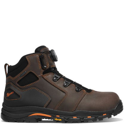 Vicious BOA 4.5" Brown/Orange Composite Toe (NMT)