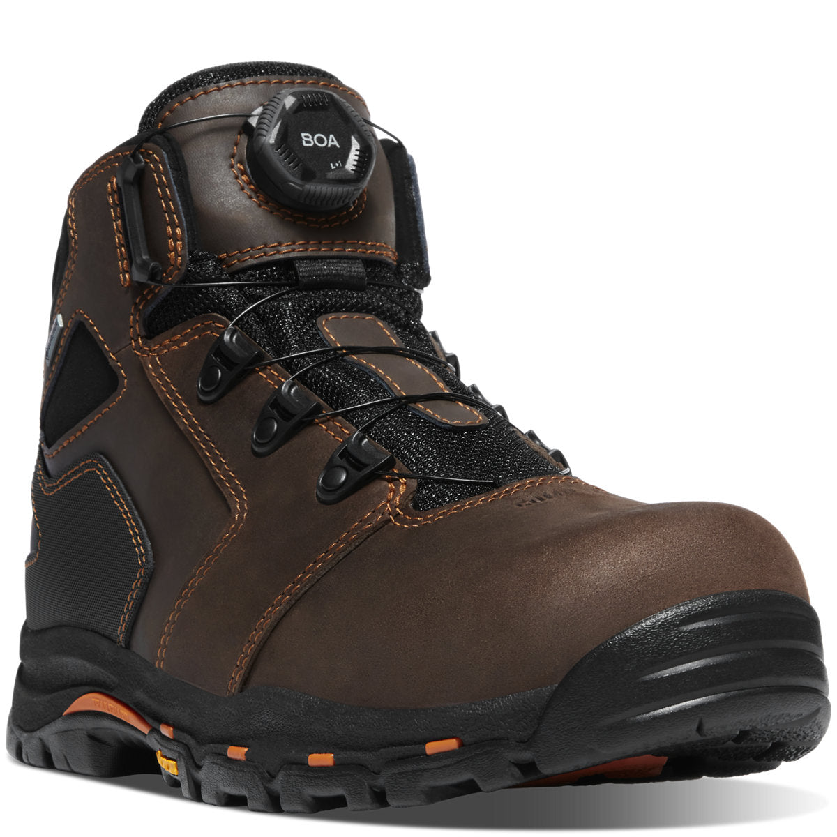 Vicious BOA 4.5" Brown/Orange Composite Toe (NMT)