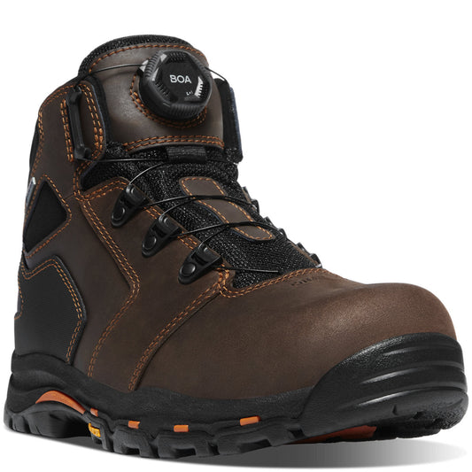 Vicious BOA 4.5" Brown/Orange Composite Toe (NMT)